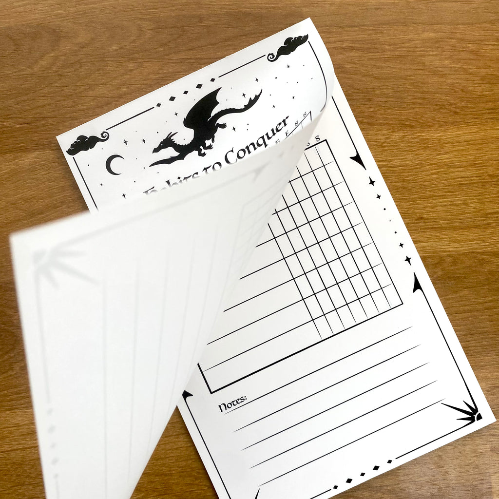 Habits to Conquer - Habit Tracking Notepad