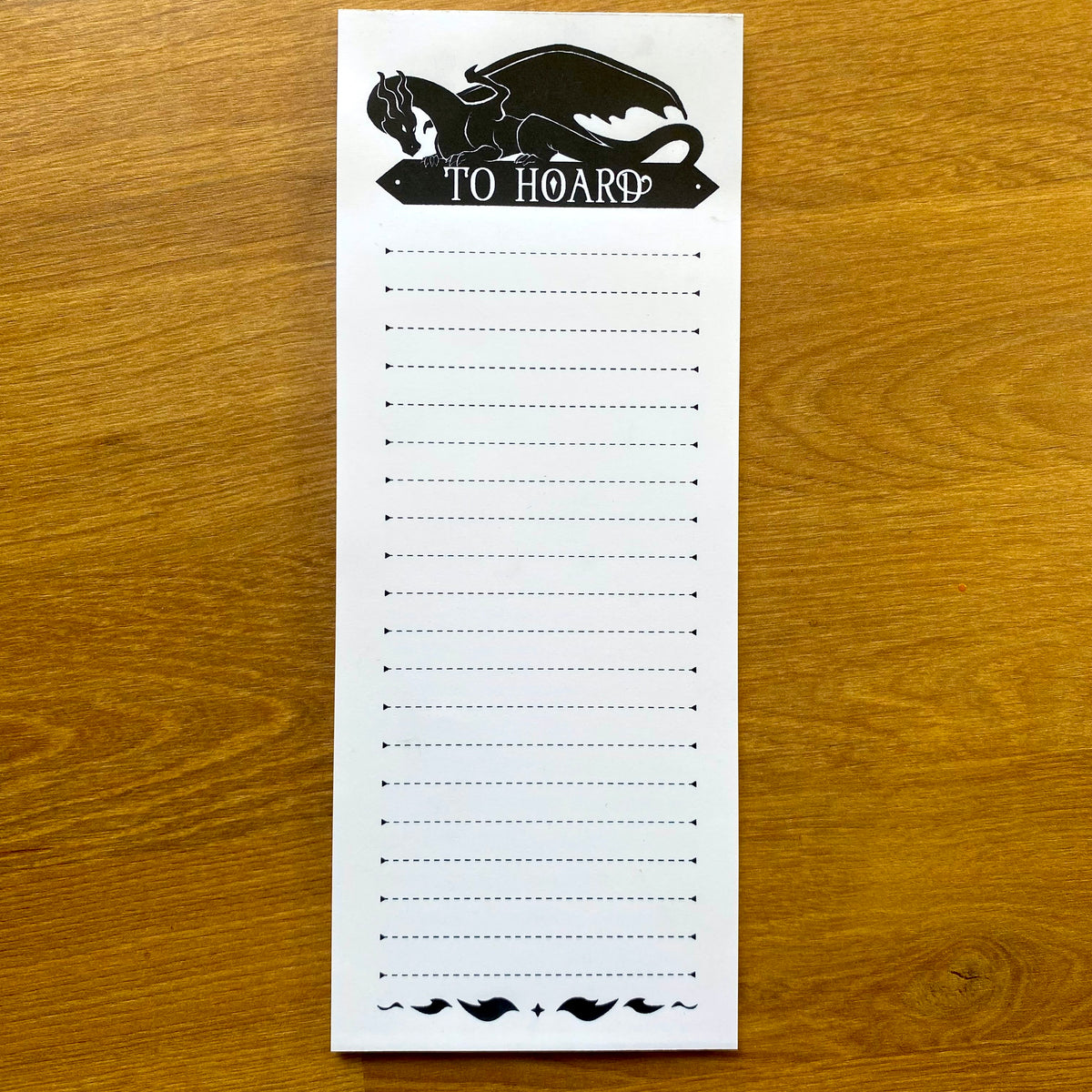 Dragon Grocery List Notepad